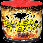 Feuerwerksbatterie Feuertonne